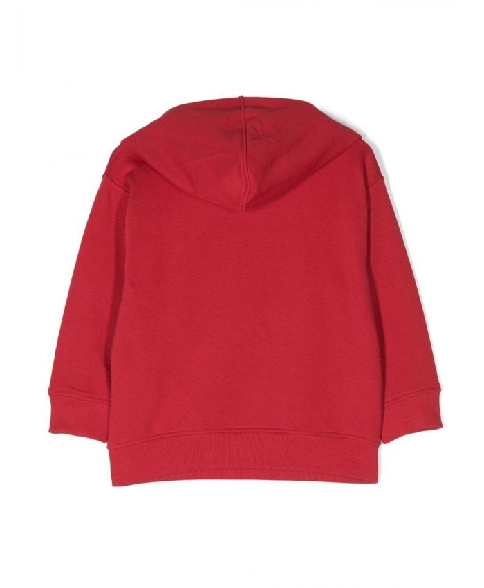 Emporio Armani Kids - zip-pocket cotton hoodie