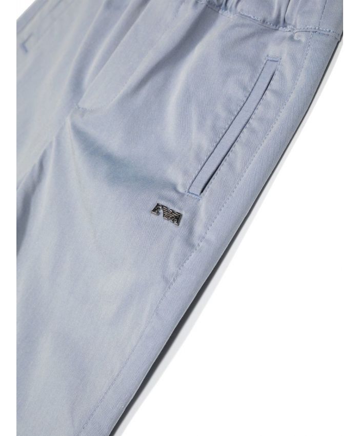 Emporio Armani Kids - stretch-cotton tailored trousers