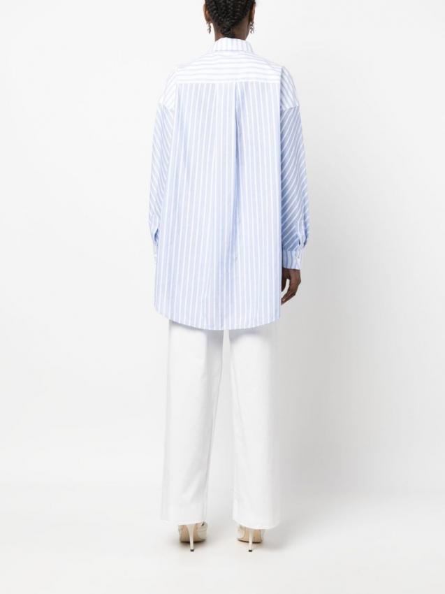 Ermanno Scervino Beachwear - striped cotton shirt