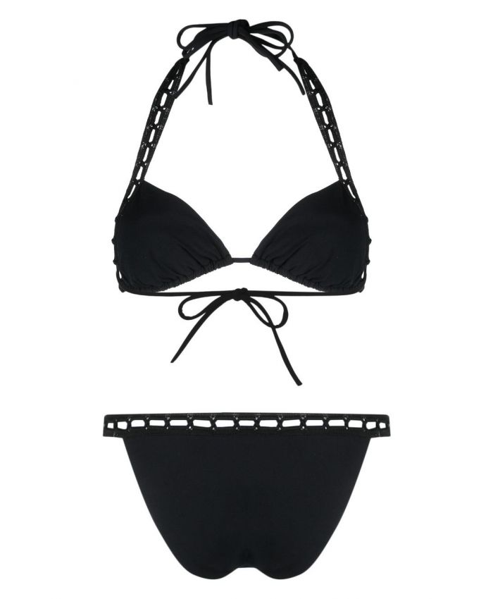 Ermanno Scervino Beachwear - crochet-trim bikini