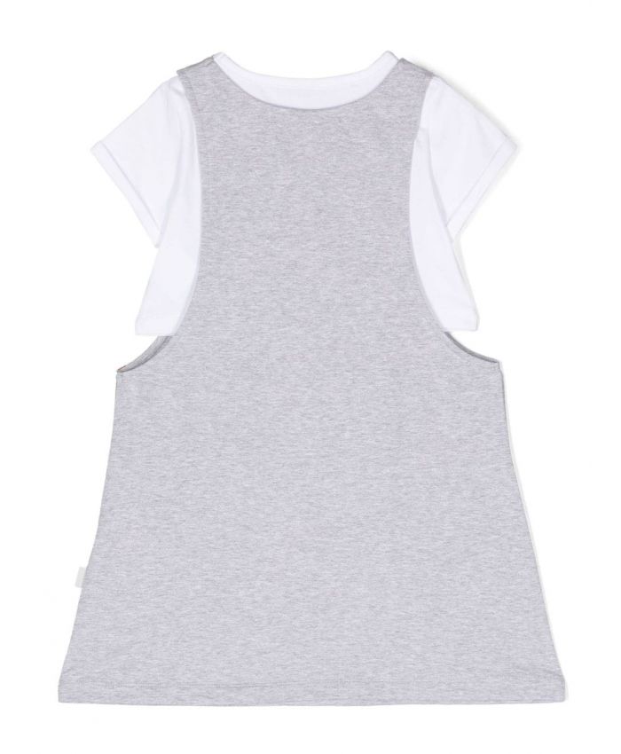 GCDS Kids - logo-print short-sleeve cotton dress