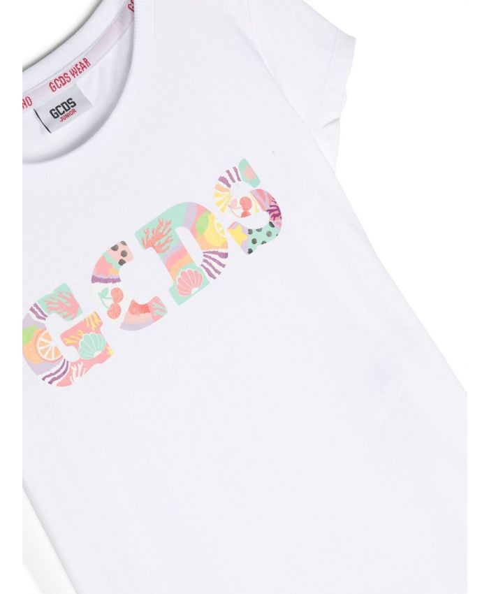 GCDS Kids - logo-print short-sleeve T-shirt