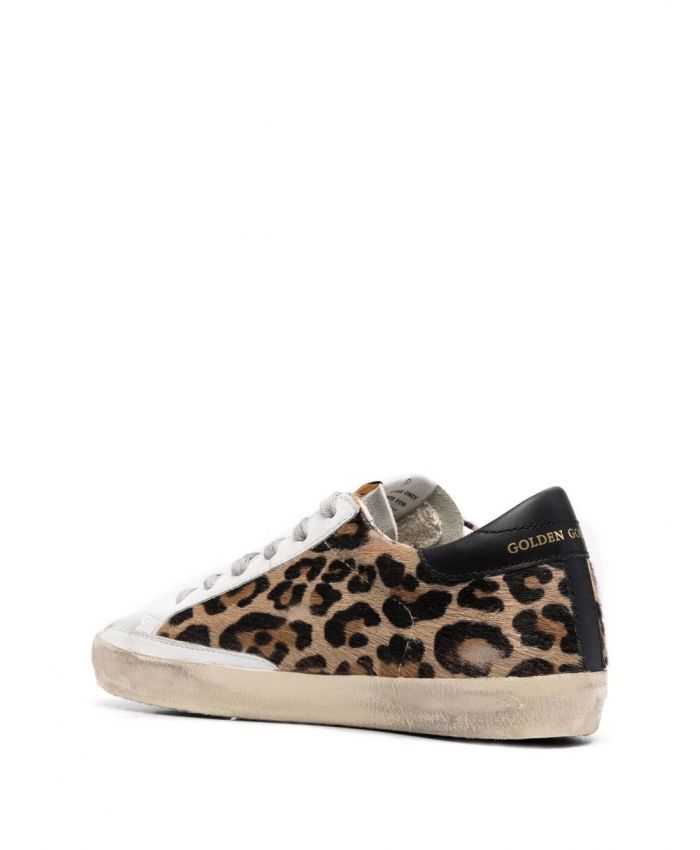 Golden Goose - Super-Star leopard-print sneakers