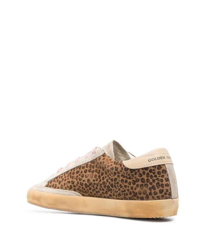 Golden Goose - Super-Star leopard-print low-top sneakers
