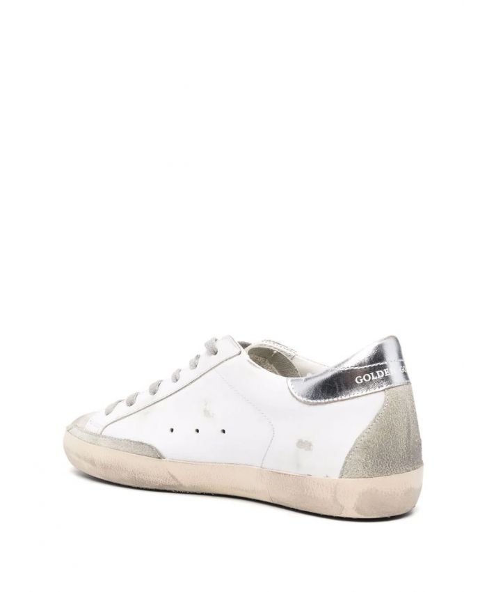 Golden Goose - star-patch leather low-top sneakers