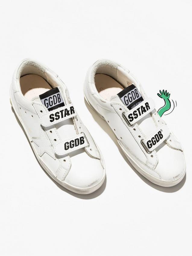 Golden Goose Kids - Old School touch-strap sneakers