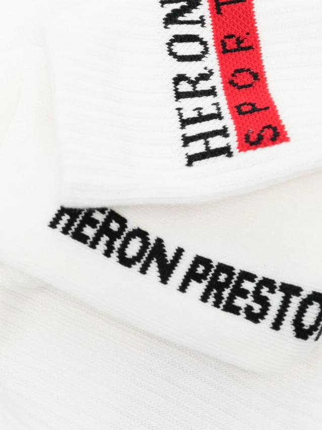 Heron Preston - intarsia logo socks
