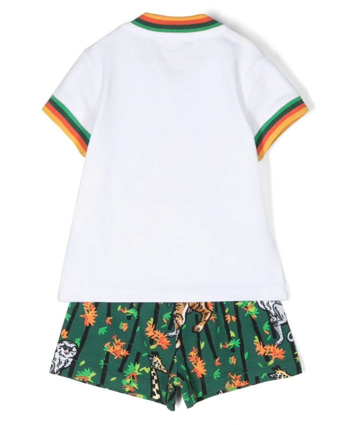 Kenzo Kids - tiger print shorts set