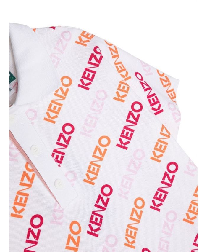 Kenzo Kids - all-over logo-print dress