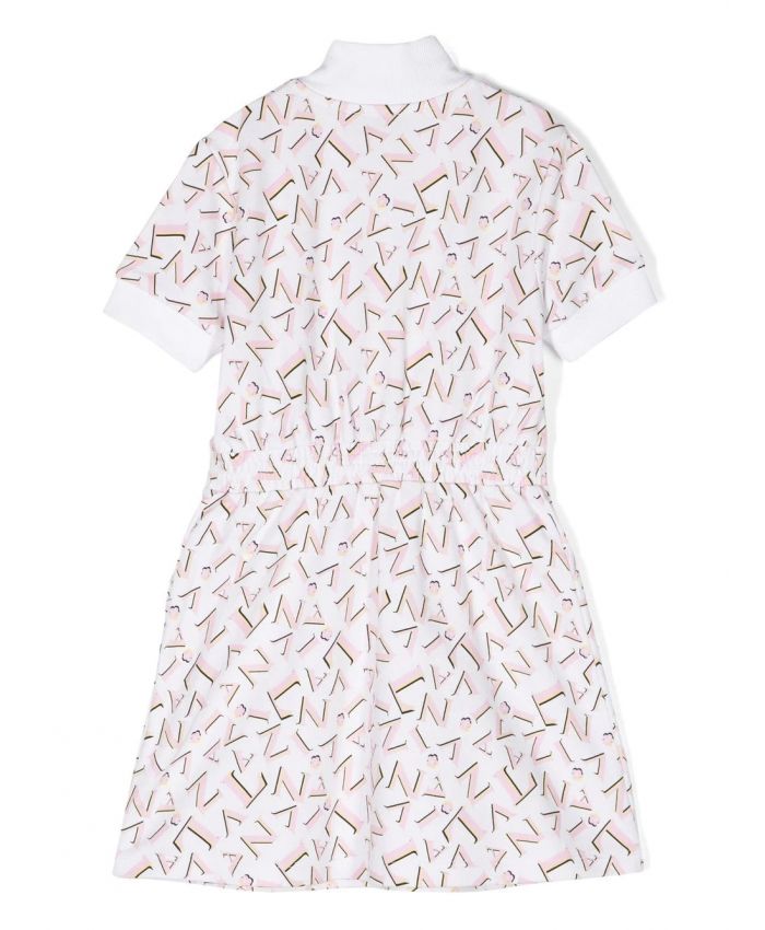 Lanvin Kids - logo-print short-sleeve dress