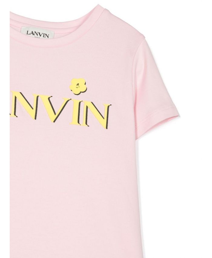 Lanvin Kids - logo print T-shirt