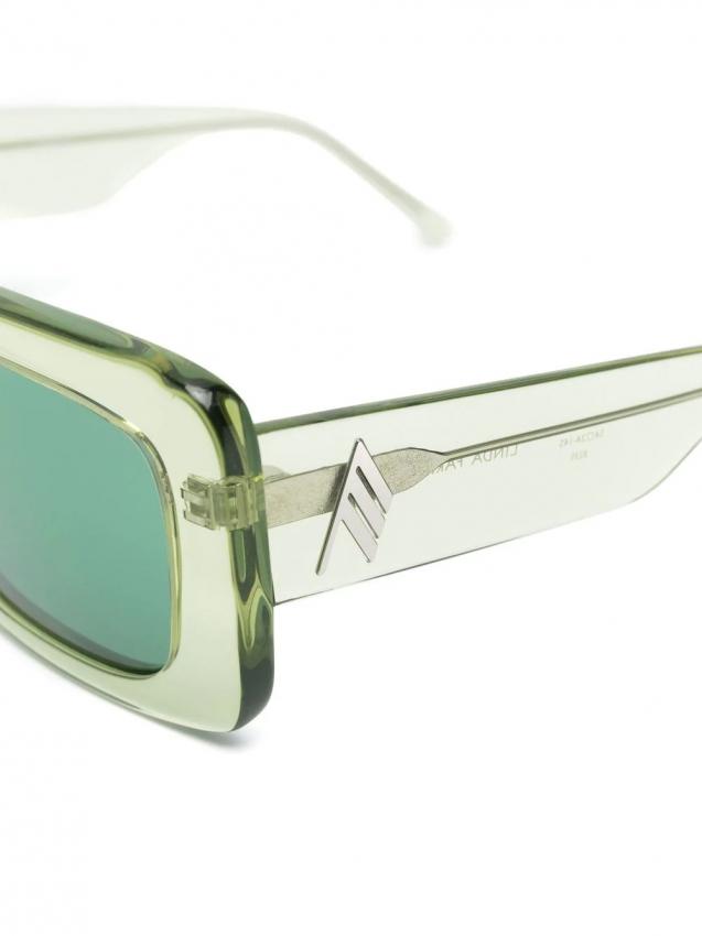 Linda Farrow - transparent-frame sunglasses
