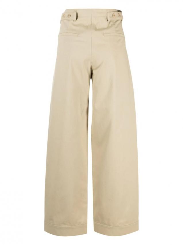Low Classic - wide-leg belted trousers