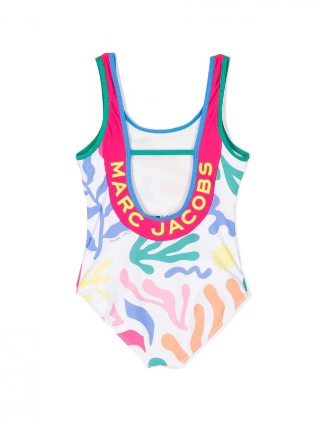 Marc Jacobs Kids - scoop-back printed swimsuit