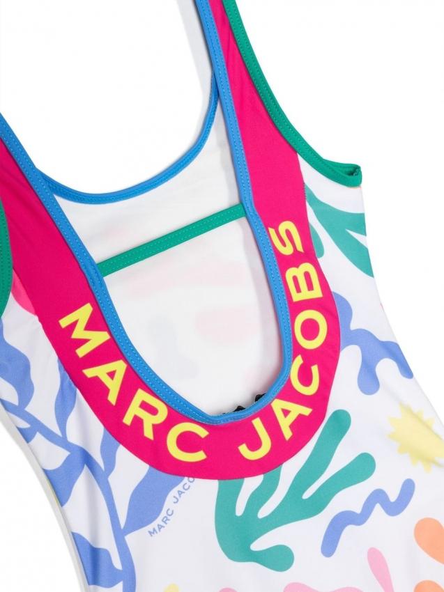 Marc Jacobs Kids - scoop-back printed swimsuit