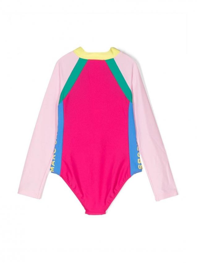 Marc Jacobs Kids - long-sleeved zip-up swimsuit