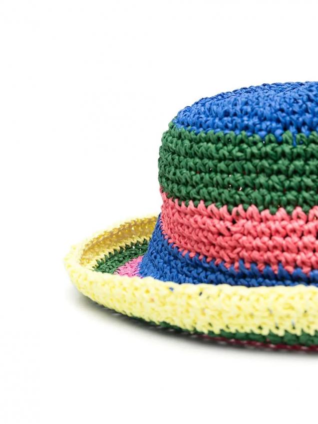 Marc Jacobs Kids - multicolour stripes sun hat