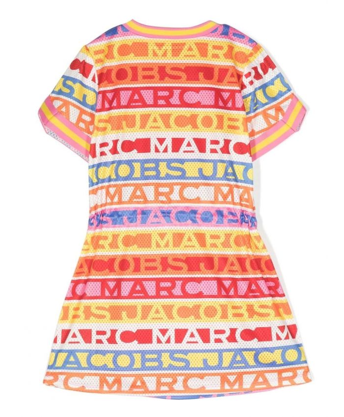 Marc Jacobs Kids - colour-block logo-print dress
