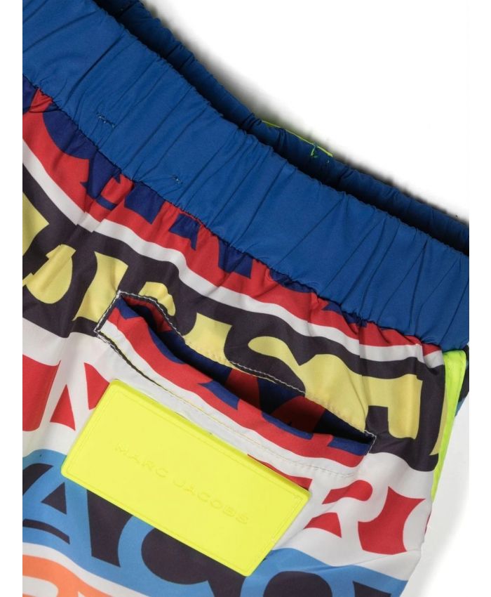 Marc Jacobs Kids - logo-print drawstring swim shorts