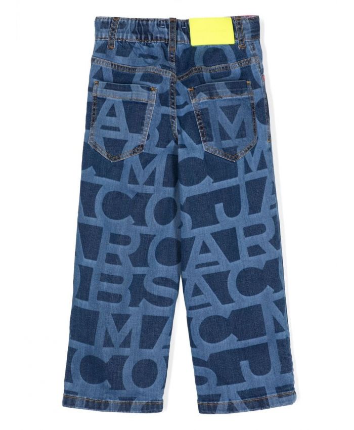 Marc Jacobs Kids - all-over logo print jeans