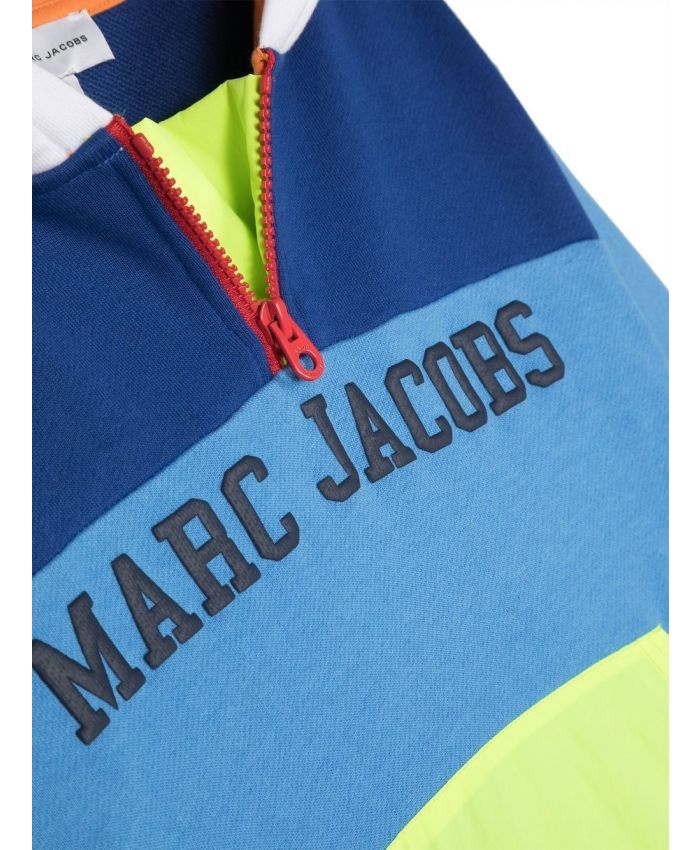 Marc Jacobs Kids - logo-print half-zip hoodie