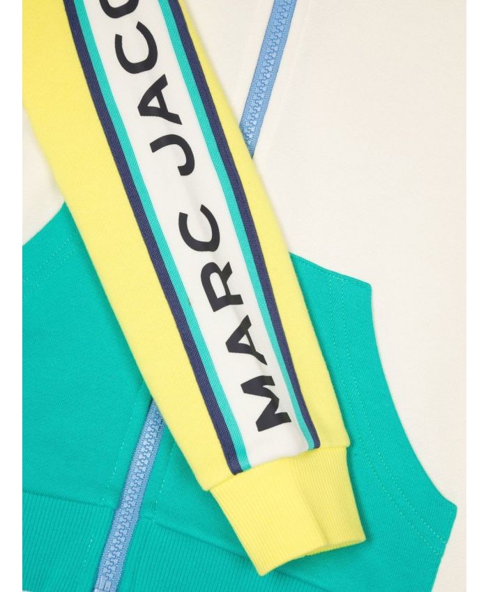 Marc Jacobs Kids - colour-block logo-print hoodie