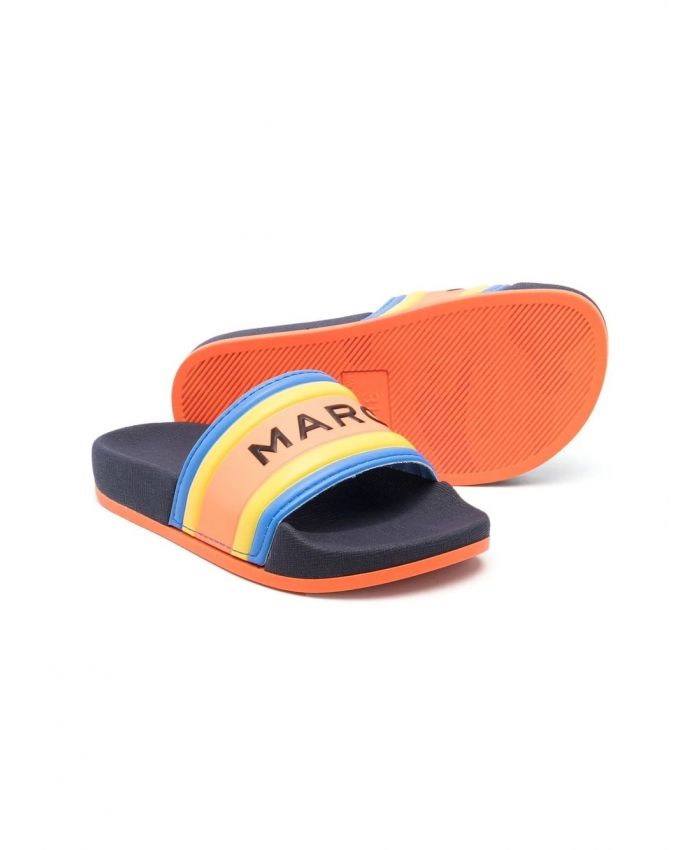 Marc Jacobs Kids - colour-stripes sliders