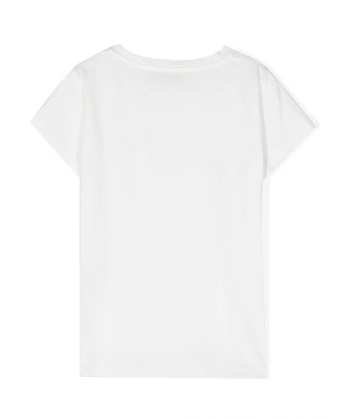Miss Blumarine Kids - embroidered-logo cotton T-shirt