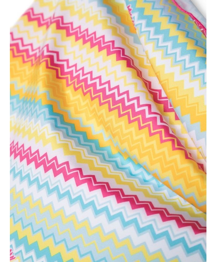 Missoni Kids - multicolour zigzag-print scarf