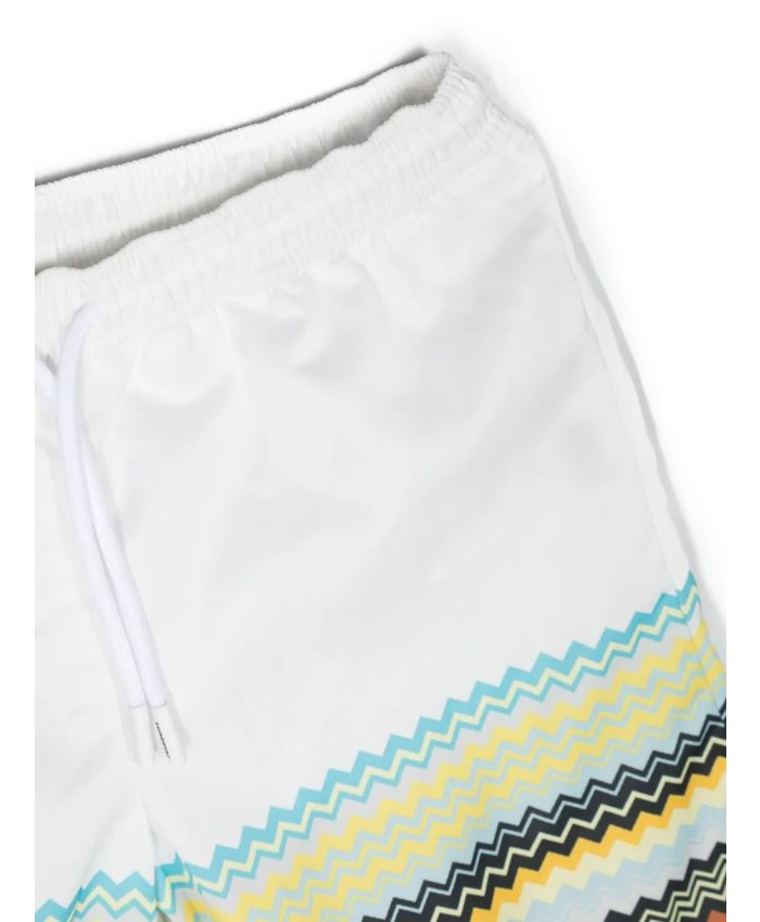 Missoni Kids - chevron-print swim shorts