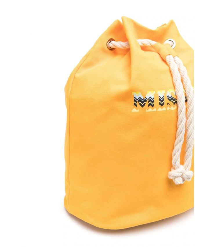 Missoni Kids - logo-print drawstring backpack