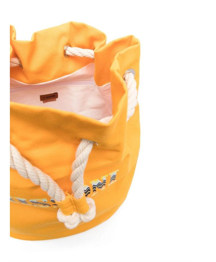 Missoni Kids - logo-print drawstring backpack