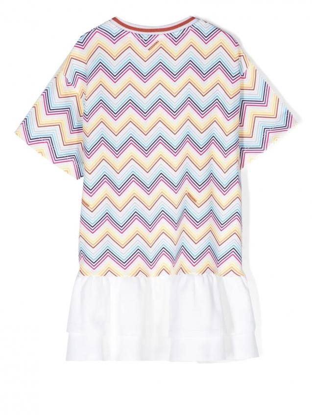 Missoni Kids - zigzag-print T-shirt dress