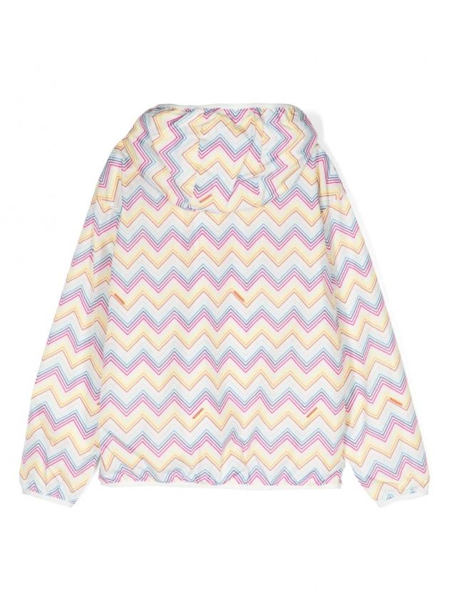 Missoni Kids - zigzag-print reversible hoodie