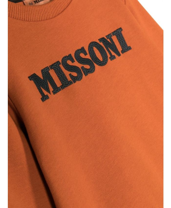 Missoni Kids - logo-print long-sleeve sweatshirt