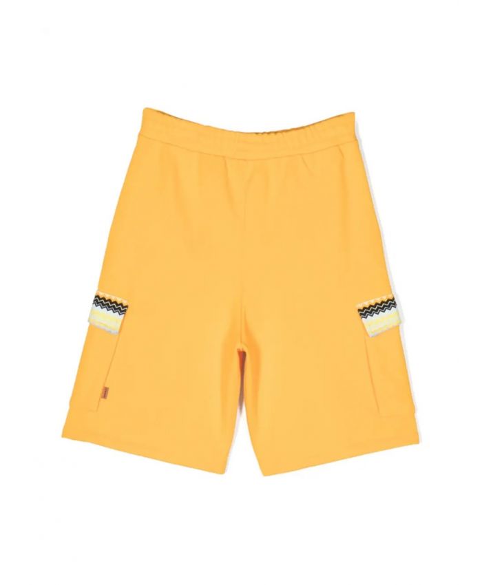Missoni Kids - zigzag-print cotton shorts