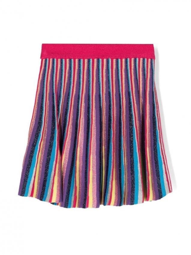 Missoni Kids - striped knit skirt