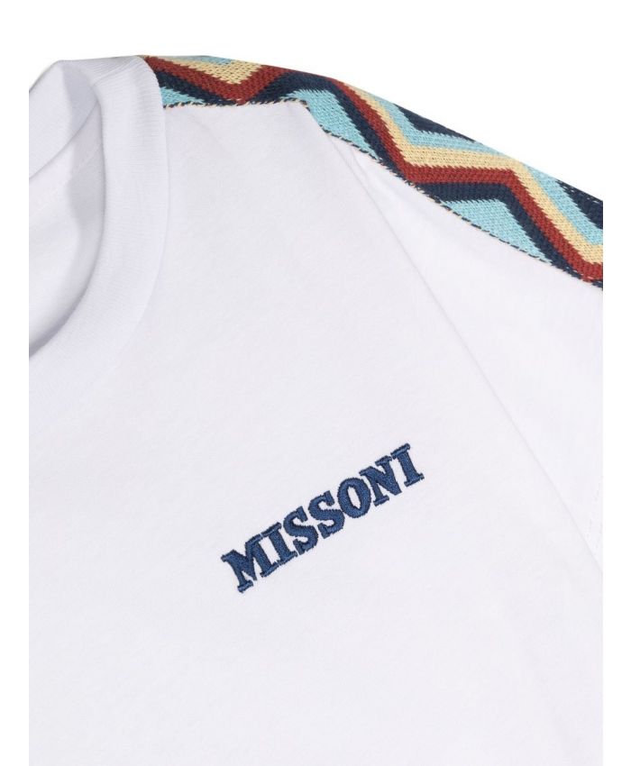 Missoni Kids - zig-zag detailing T-shirt