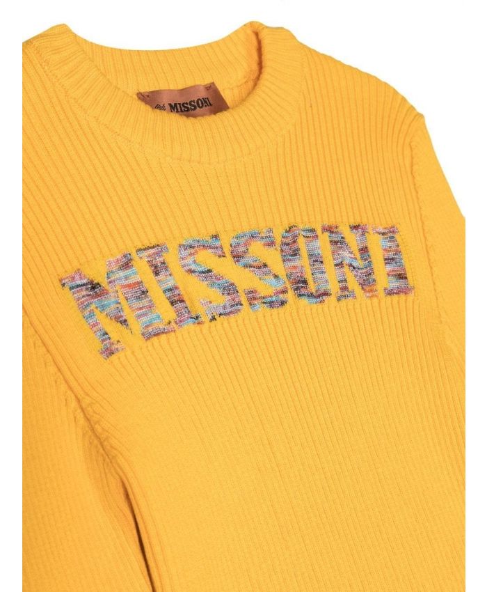 Missoni Kids - logo-print knitted top