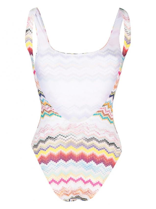 Missoni Mare - zig zag-knitted swimsuit