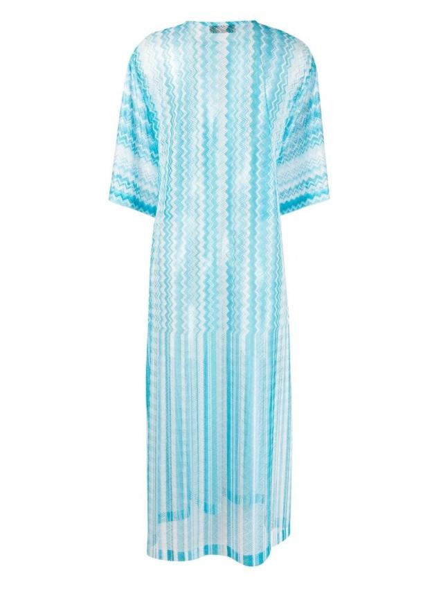 Missoni Mare - striped short-sleeved beach dress