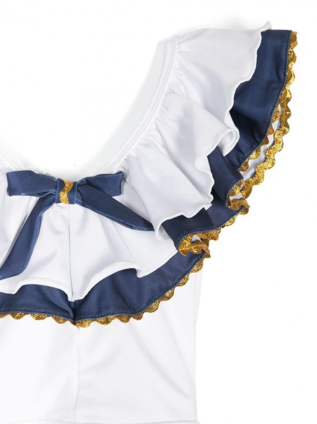 Monnalisa - ruffled bow detail swimsuit