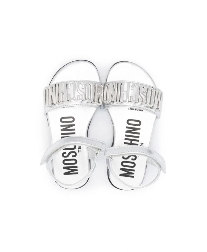 Moschino Kids - logo flat sandals