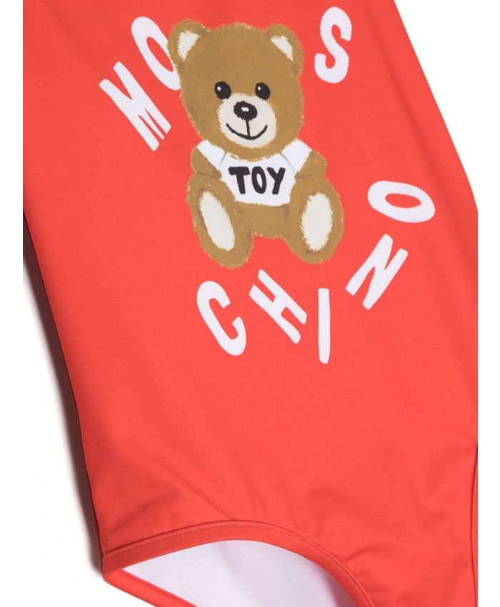Moschino Kids - logo-print swimsuit