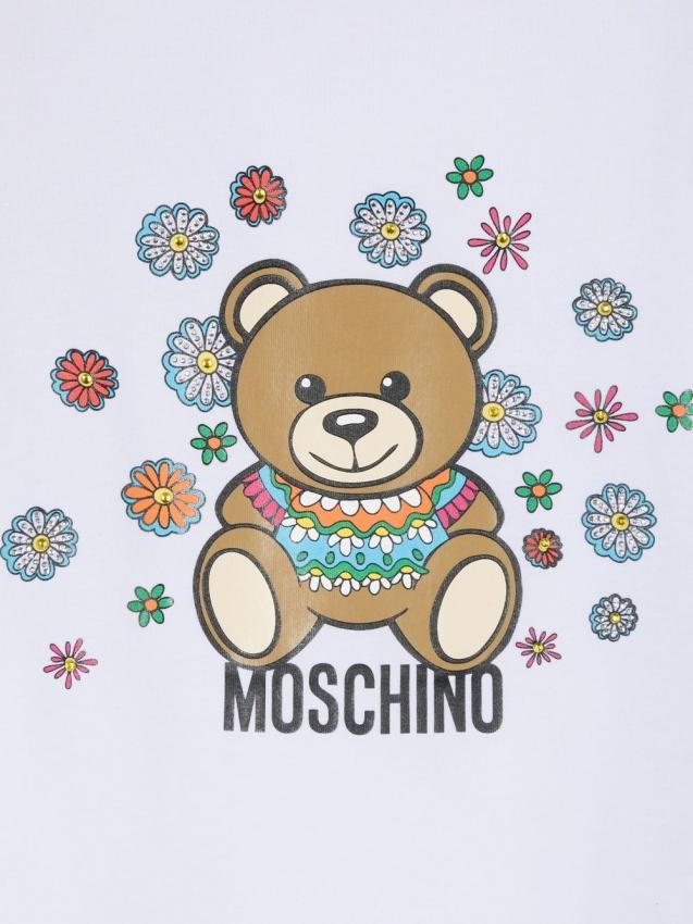 Moschino Kids - logo-print cotton T-shirt