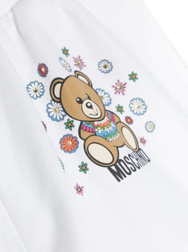 Moschino Kids - Teddy Bear ruffle shorts