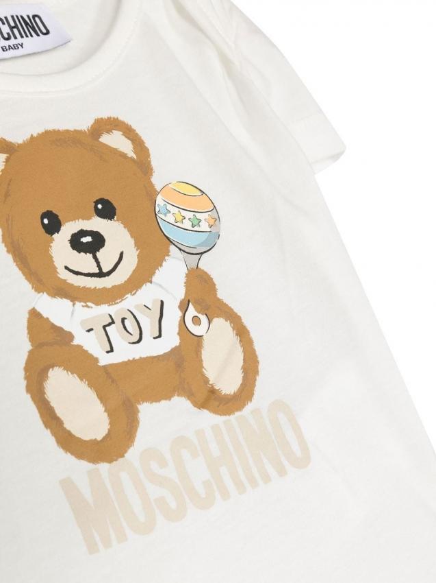 Moschino Kids - teddy short-sleeve babygrows