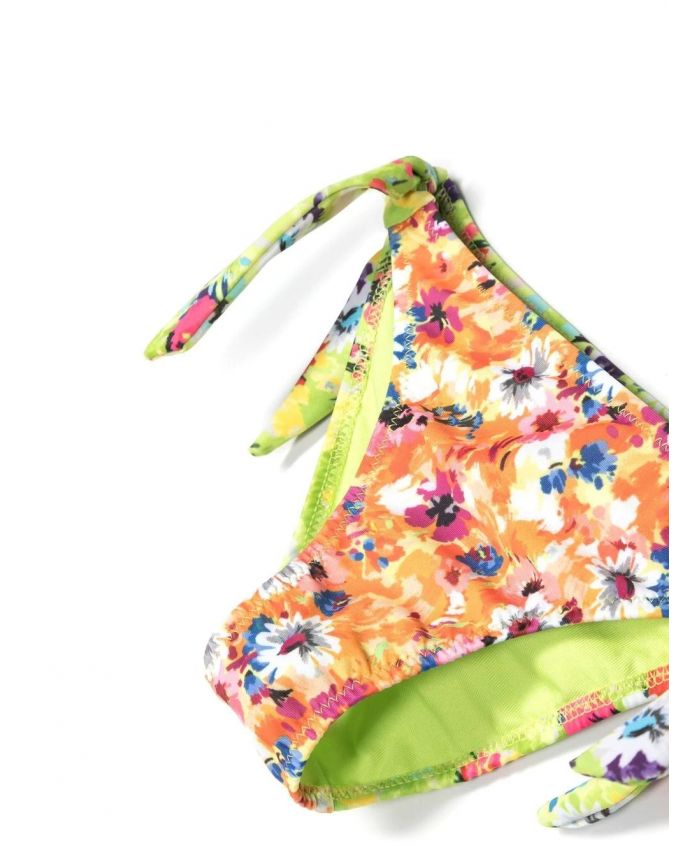 MSGM Kids - floral-print stretch bikini set