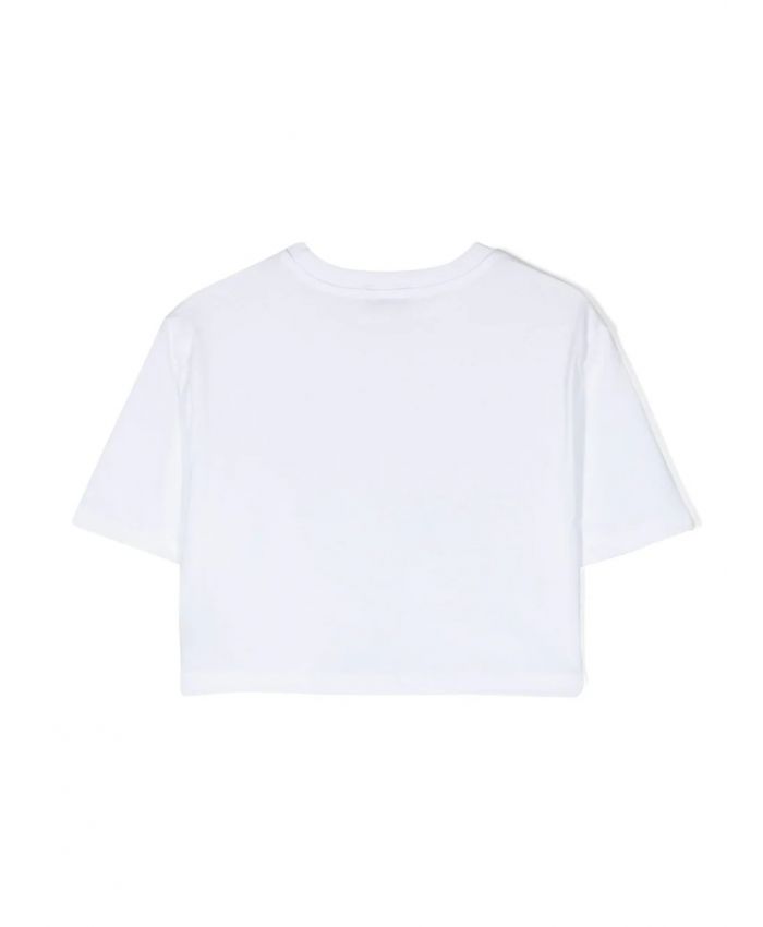 MSGM Kids - embellished-logo cotton T-shirt