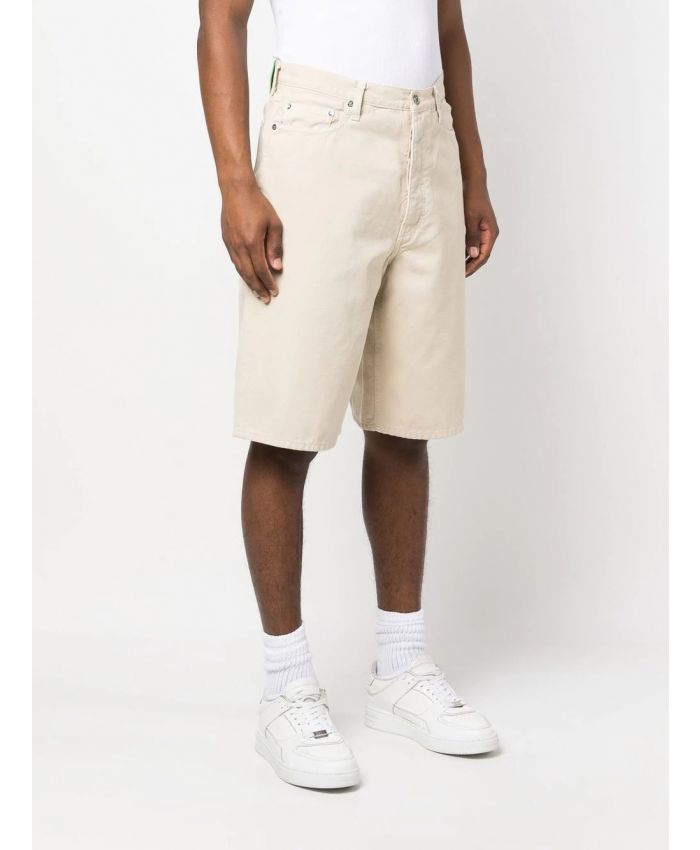 Off-White - Wave Off canvas shorts